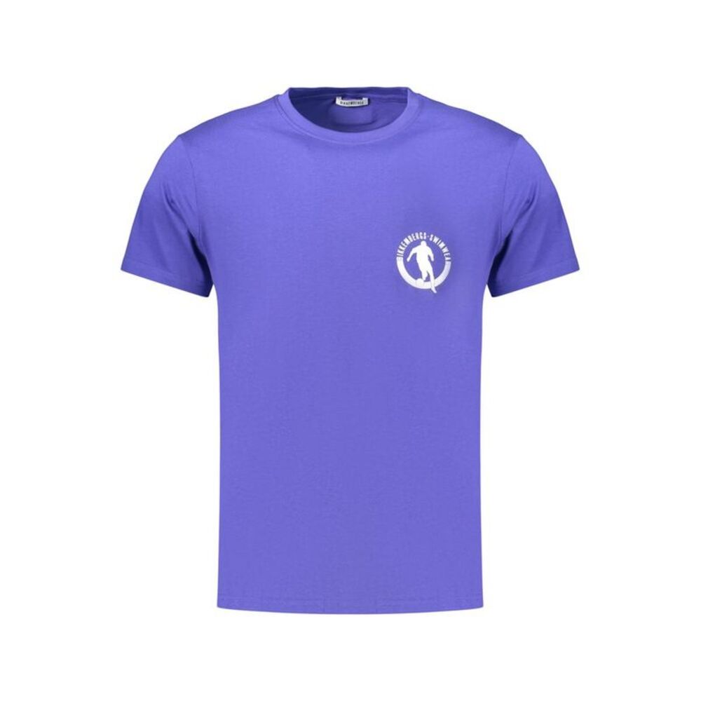 Bikkembergs Blue Cotton Men's Men's T-Shirt